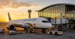 Air Canada Terminal at Heathrow Airport
